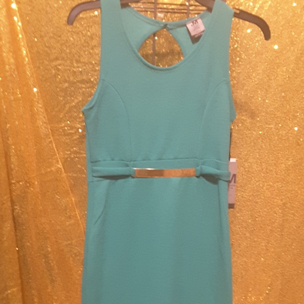 Green midi dress - Picture 2 of 3